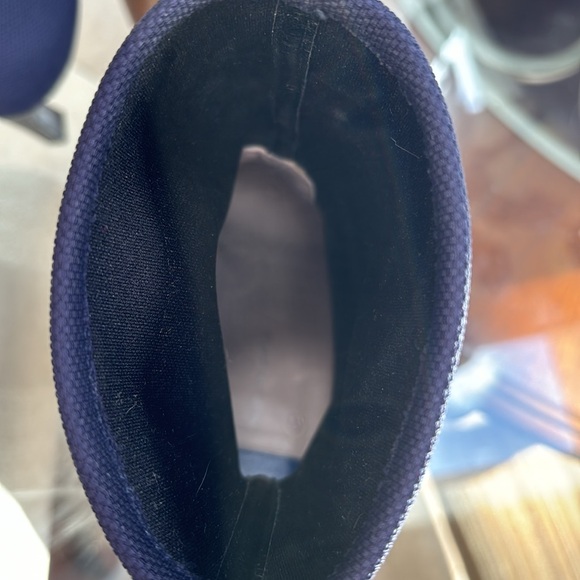 Stuart Weitzman Navy rapture Portofino canvas stretch boot - Picture 9 of 10